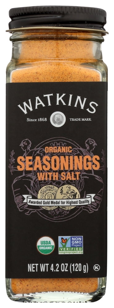 Watkins Organic Seasonings with Salt 4.2 oz