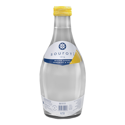 Wholesale Souroti Water Sparkling Lemon & Lime Flavor .25 L- Bulk