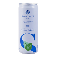 Wholesale Souroti Water Sparkling Mastic Flavor {Can 330 Ml- Bulk