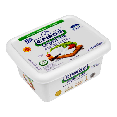 Wholesale Epiros Feta Greek (Pack In Brine) Cheese 400 Gram- Bulk