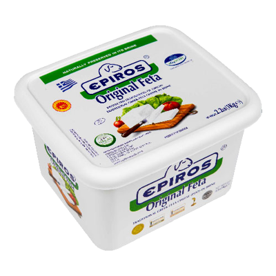 Wholesale Epiros Feta Greek (Pack In Brine) Cheese 1 Kg- Bulk