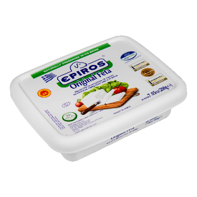 Wholesale Epiros Feta Greek (Pack In Brine) Cheese 200 Gram- Bulk