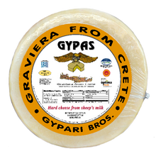 Wholesale Gypas Graviera Cretan Cheese 1 Wheel 20-30lbs- Bulk