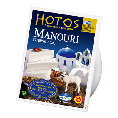 Hotos Manouri Cheese  In Vacuum Pack  200 Gram