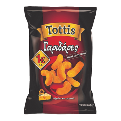 Wholesale Tottis Garidares Cheez Doodles - 42003 85 Gram- Bulk