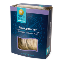 Wholesale North Evia Anchovies Fillet Marinated (Gavros) 250 Gram- Bulk