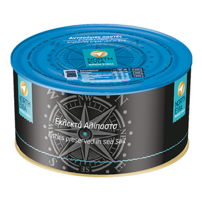 Wholesale North Evia Anchovies In Sea Salt 5.5 Kg- Bulk