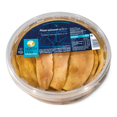 Wholesale North Evia Herring Smoked Fillets In S/F Oil 2 Kg- Bulk