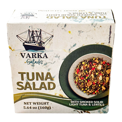 Wholesale Varka Tuna Salad W/ Smoked Tuna & Lentils 160 G- Bulk