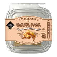 Wholesale Athena Sweet Baklava Ambassador'S Cut Caramel S 125 Gram- Bulk