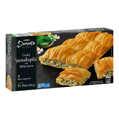 Domnas Spanakopita Crinkly W/Feta Cheese 15.9 Oz