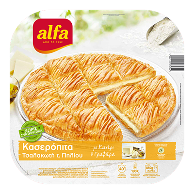Wholesale Alfa Cheese Kasseri Pie Pelion (07472) 850 Gram- Bulk