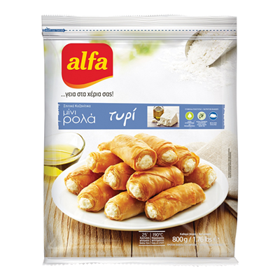 Wholesale Alfa Mini Cheese Rolls (06140) 800 Gram-10 Ct Case Bulk