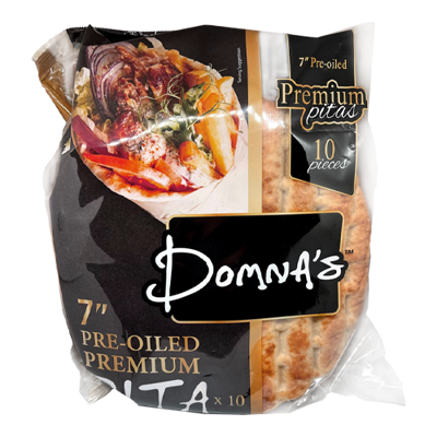 Domnas Pita Bread Premium Pre-Oil 7 10 Pc.