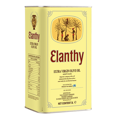 Elanthy Olive Oil Cretan  Evoo 3 Lit