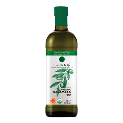 Wholesale Iliada Olive Oil Xv Organic (Glass) 1 Ltr- Bulk