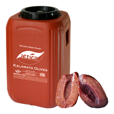 Wholesale Attica/Ol Olives Kalamata Halves 10 Kg- Bulk