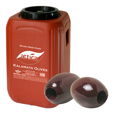Wholesale Attica/Ol Olives Kalamata Pitted 10 Kg- Bulk