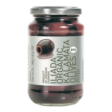 Wholesale Iliada Olives Kalamata Pitted Organ. (Jar) 370 G- Bulk