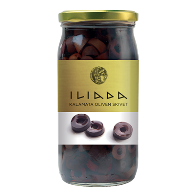 Wholesale Iliada Olives Kalamata Sliced (Jar) 370 G- Bulk