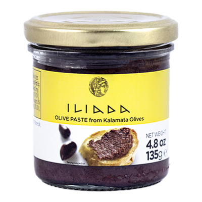 Wholesale Iliada Olives Kalamata Paste (Jar) 135 G- Bulk