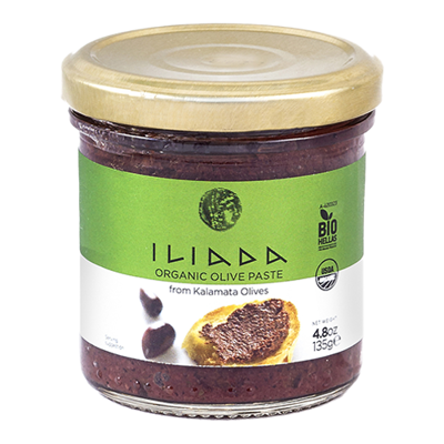 Wholesale Iliada Olives Kalamata Paste Organic (Jar) 135 G- Bulk