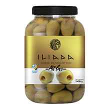 Wholesale Iliada Olives Green Pitted Atlas Pre-Pack 1.45 Kg- Bulk