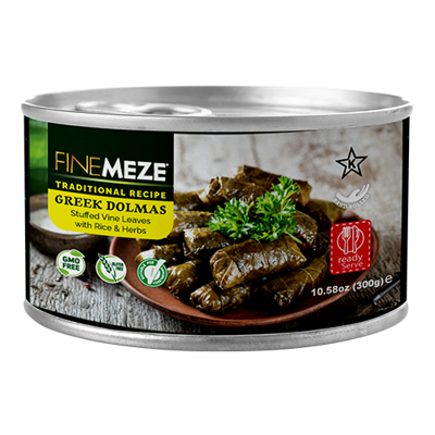 Wholesale Finemeze Dolmas Greek -Stuffed Vine Leaves 280 G-24 Ct Case Bulk