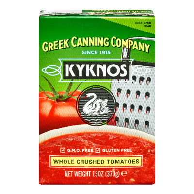 Wholesale Kyknos Tomatoes Whole Crushed 13 Oz- Bulk