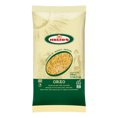 Wholesale Helios Pasta Orzo Organic 500 Gram-12 Ct Case Bulk