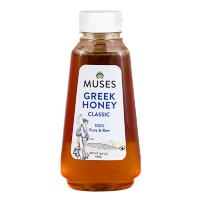 Muses Honey Squeeze Bottle Greek Classic 480 Gram