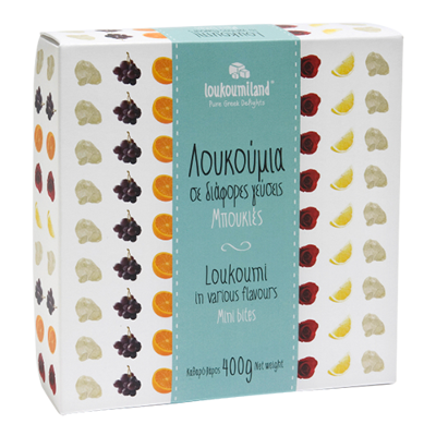 Wholesale Loukoumiland Loukoumi Boukies W/Various Flavors 400 Gram- Bulk