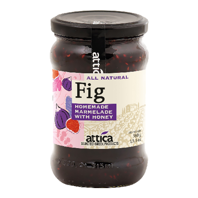 Wholesale Attica Marmelade Homemade Fig W/Honey 380 Gram- Bulk