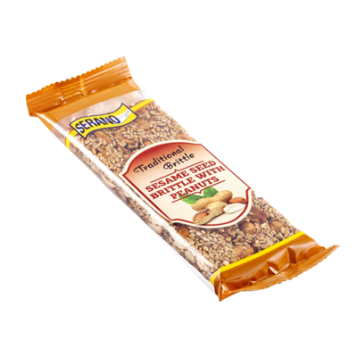 Wholesale Serano Pasteli (Brittle) W/Peanuts Cy 60 Gram- Bulk
