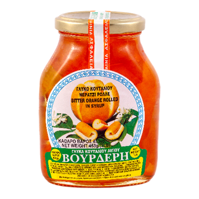 Vourderis Preserve Bitter Orange Rolle 453 Gram