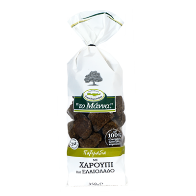 Wholesale Tsatsaronakis Rusks With Carob 270 Gram- Bulk