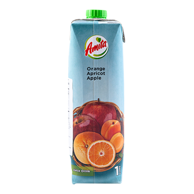 Amita Juice Drink Orange-Apple-Apricot 1 Ltr.