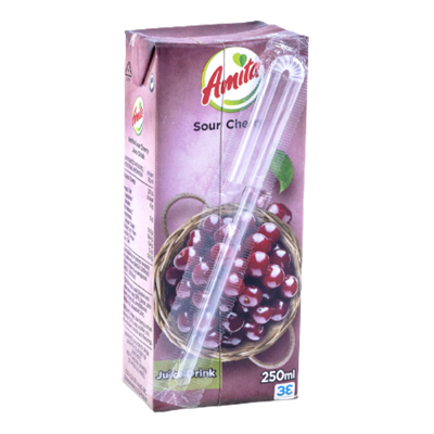 Wholesale Amita Juice Drink Sour Cherry 250 Ml- Bulk