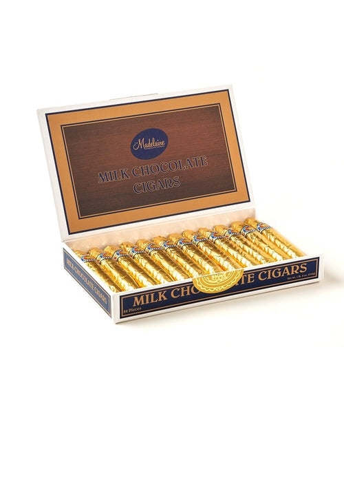 Madelaine Chocolate Gold Cigars Gift Box