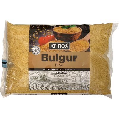 Krinos Fine Bulgur (#1) 2.2Lb (1Kg) Bag