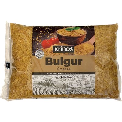 Krinos Coarse Bulgur (#3) 2.2Lb (1Kg) Bag