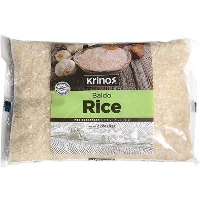 Wholesale Krinos Baldo Rice 2.2lb (1kg) bag-16 Ct Case Bulk