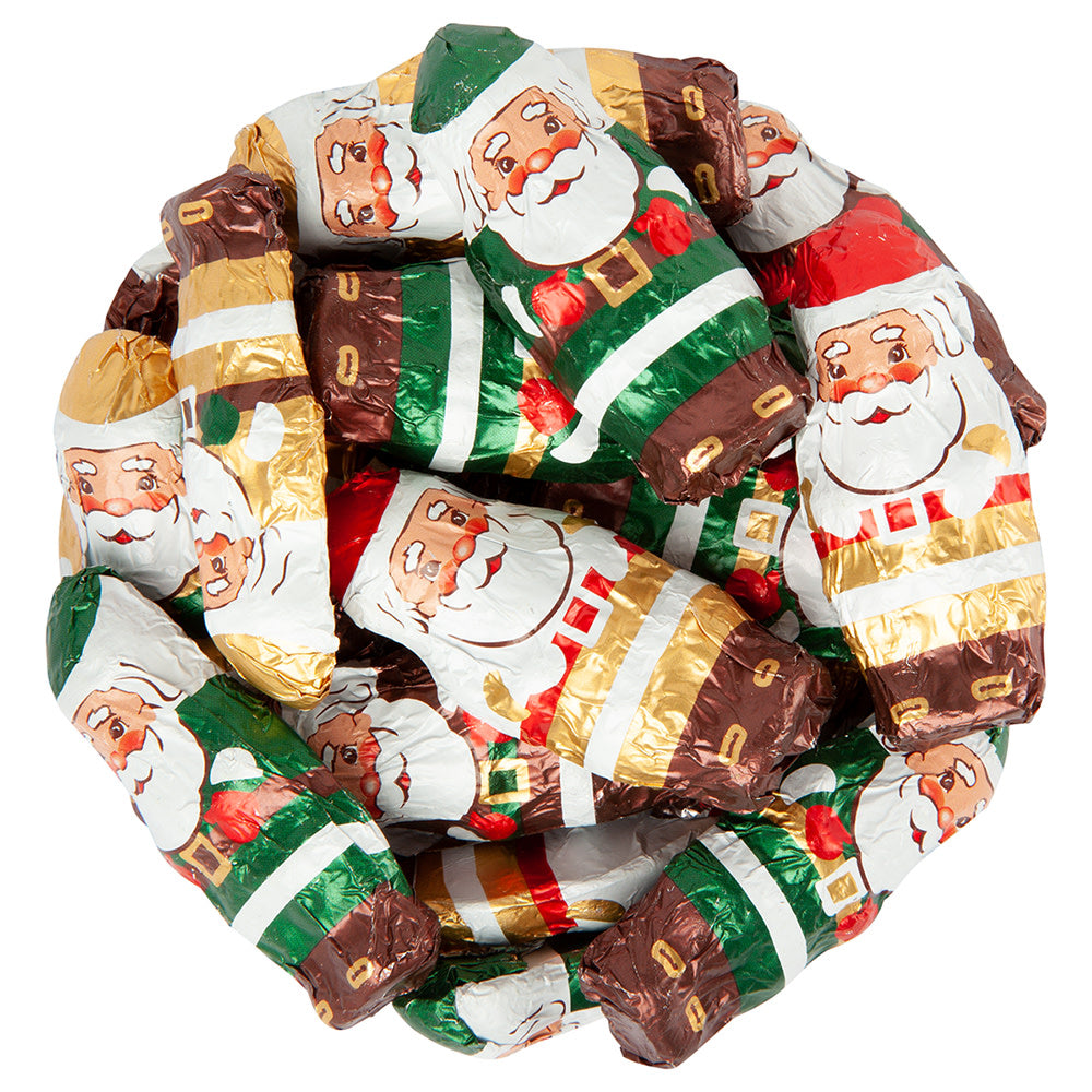 Mini Dark Chocolate Santas
