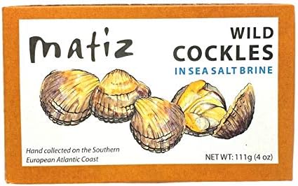 Matiz España Wild Cockles Sea Salt Brine 4oz 12ct