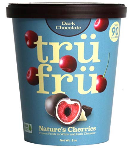 Tru Fru Nature's Cherries White & Dark Chocolate, 5 Oz