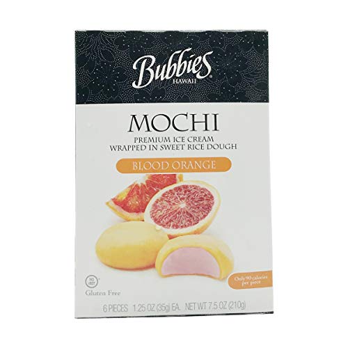 Bubbies Mochi Blood Orange Mochi 7.5 oz Tub
