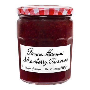 Bonne Maman French Gourmet Strawberry Preserves Large 26 oz Jar