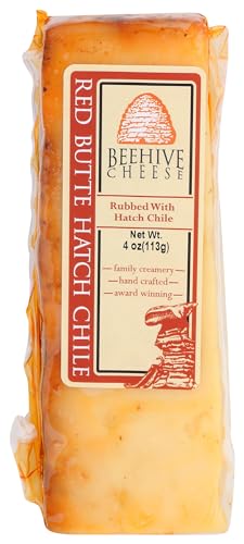 Beehive Cheese Company Red Butte Hatch Chile Cheddar Cheeses 4oz 10ct