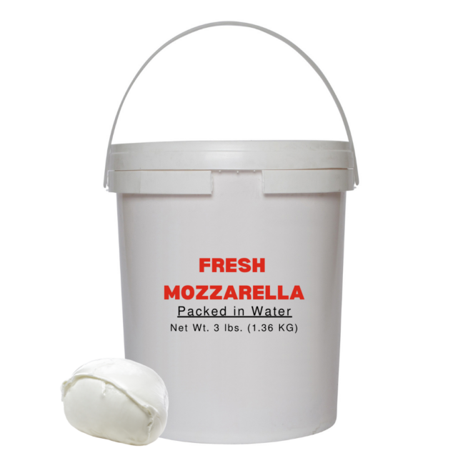 Wholesale Liuzzi Fresh Mozarella Cheese 3 lb- Bulk