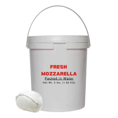 Wholesale Liuzzi Fresh Mozarella Cheese 3 lb- Bulk